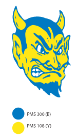 CMYK Blue Devil image