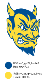 CMYK Blue Devil image